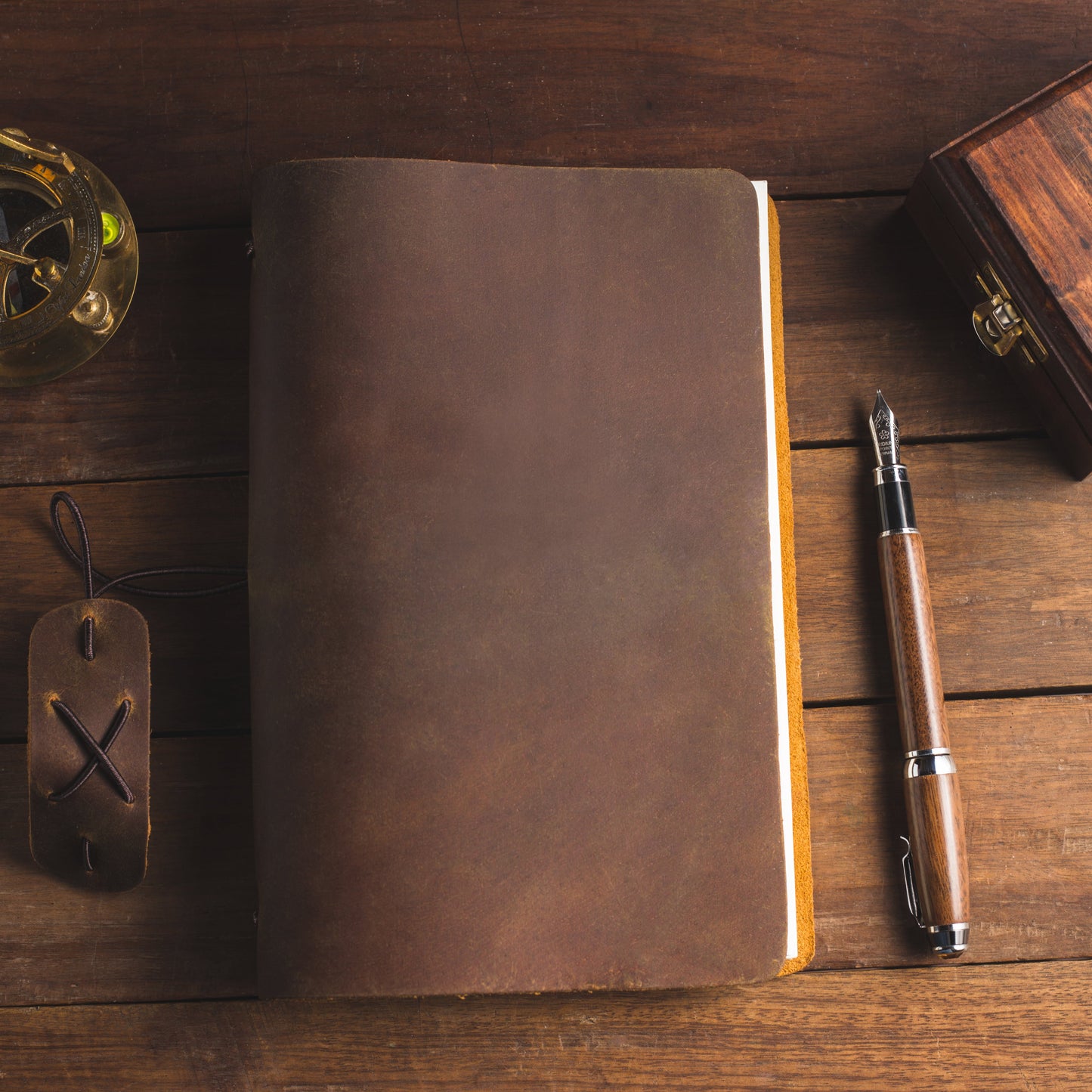 Voyager Refillable Leather Journal
