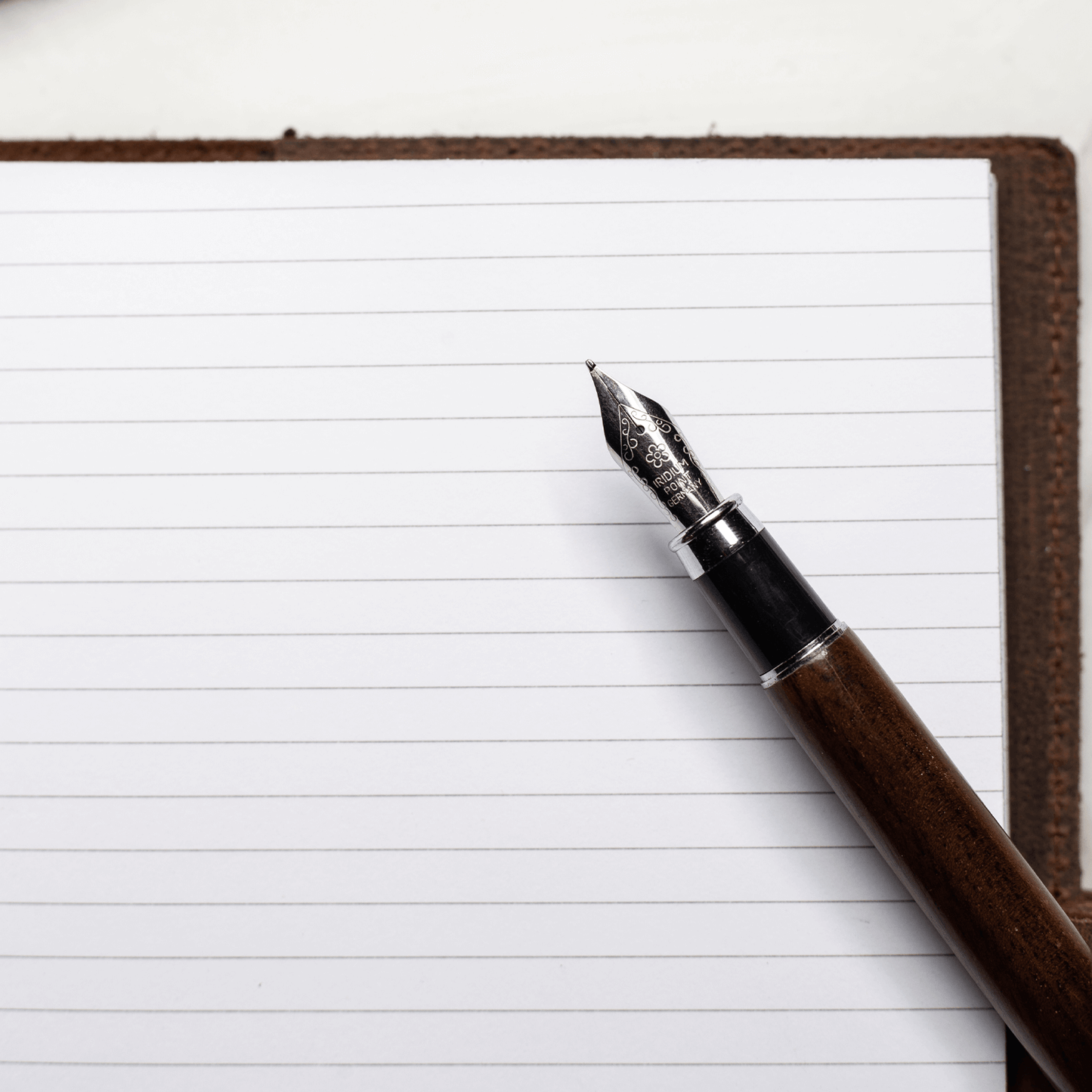 Refillable Leather Journal - Premium Lined A5 Writing Notebook Cover