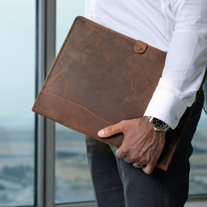 Leather Padfolio Binder with Pen – Professional Portfolio