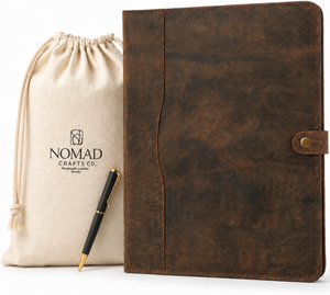 Leather Padfolio Binder with Pen – Professional Portfolio