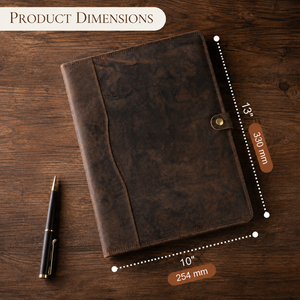 Leather Padfolio Binder with Pen – Professional Portfolio