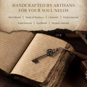Vintage Leather Journal with Key – Lined Handmade Notebook Antique Leather Bound Writing Journal for Men & Women – Blue