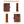 Vintage Brown Leather Journal with Lock – Deckle Edge Paper