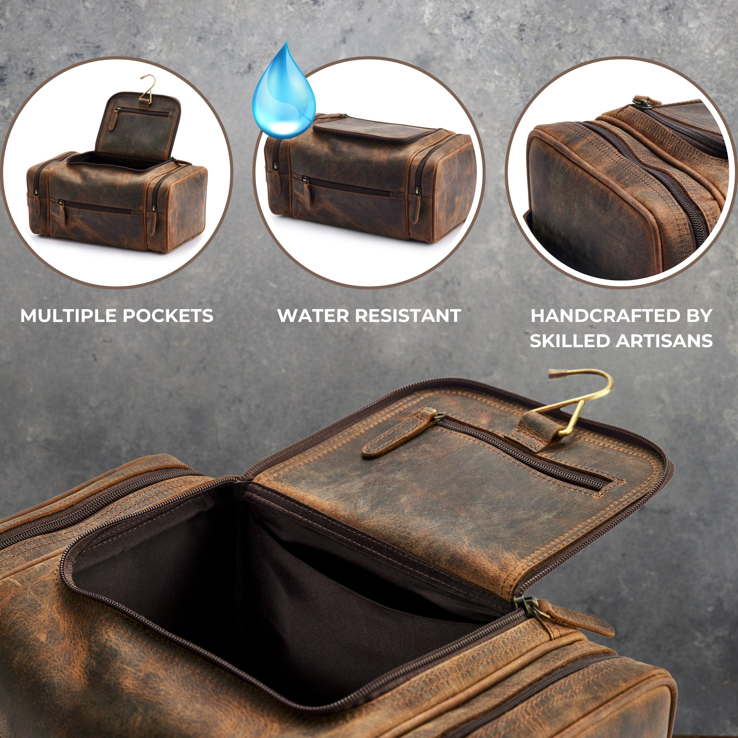extra large men travel toiletry bag Extra Large Leather Travel Toiletry Bag