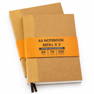 A5 Leather Journal Refill Paper – Lined Inserts