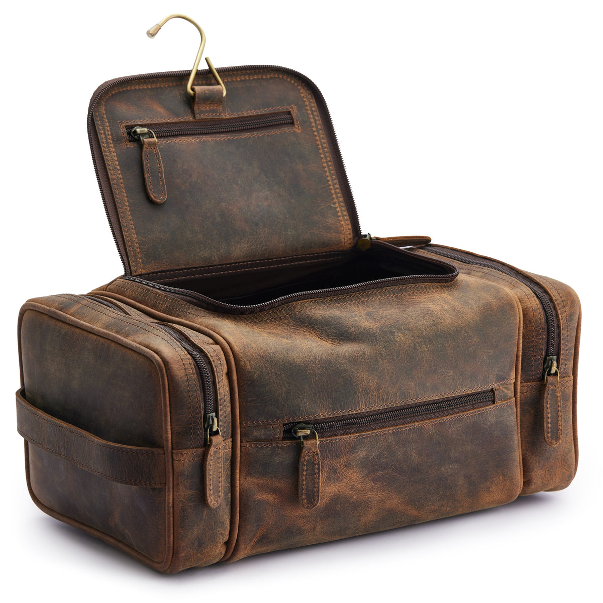 extra large men travel toiletry bag Leather Dopp Kit Other Vintage Fishing Reels Discover the elegance and concealemnt packs Size:7'0