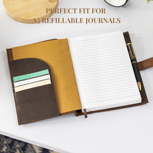 A5 Leather Journal Refill Paper – Lined Inserts