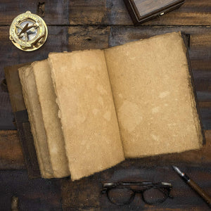 Refillable Vintage Leather Journal A4