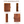 Weathered Brown Vintage Leather Journal with Lock – Deckle Edge Paper
