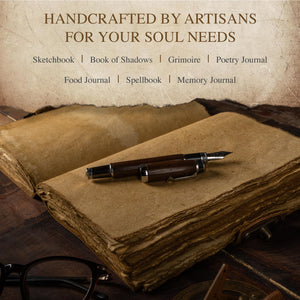 Vintage Leather Journal with Gift Box