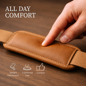 Leather Messenger Bag – 15” Laptop Briefcase