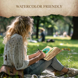 Vintage Leather Journal with Gift Box