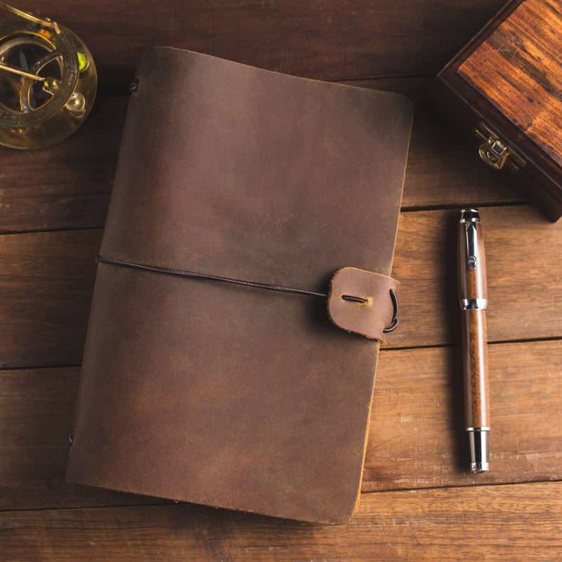 Voyager Refillable Leather Journal